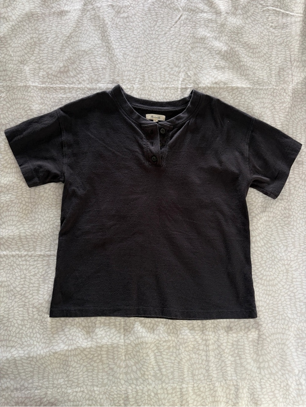 Madewell women’s three button Henley T-shirt size small